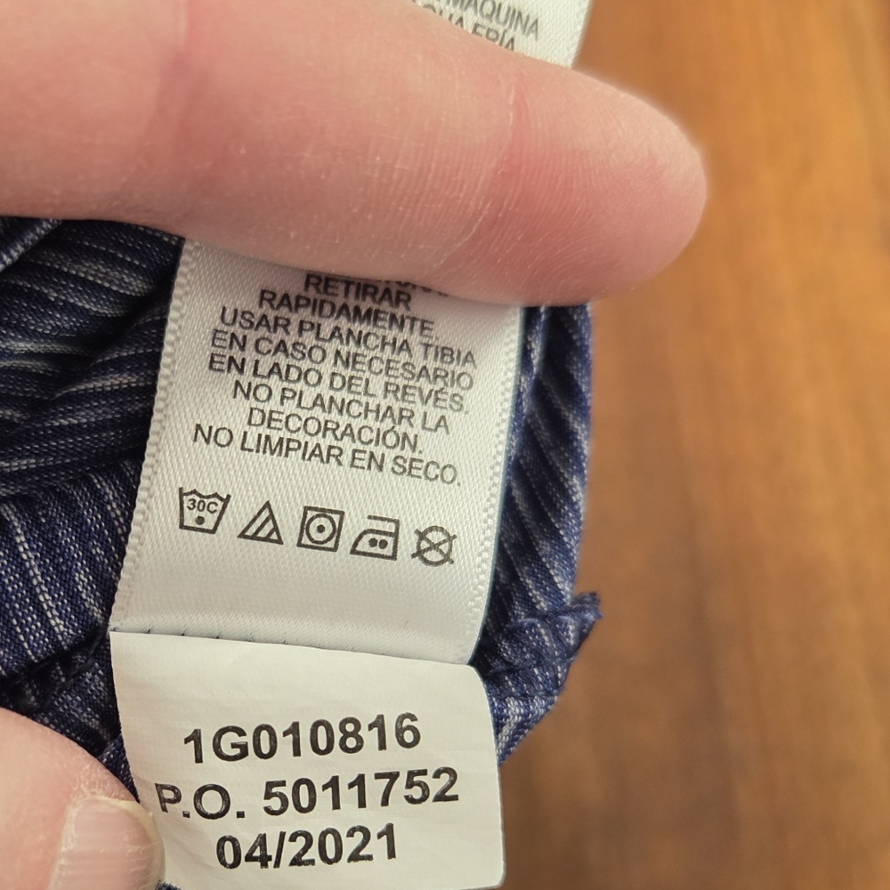 Vineyard Vines Summerland Stripe Sankaty Men's Blue Polo Shirt Size Medium - Picture 9 of 9